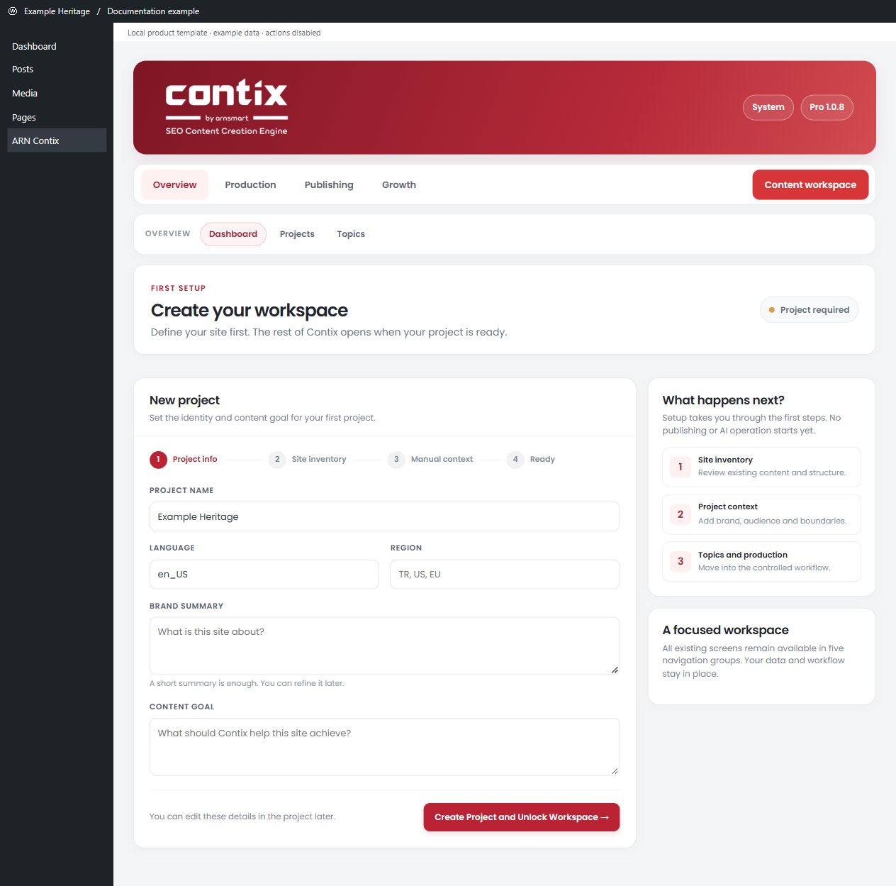Contix Dashboard