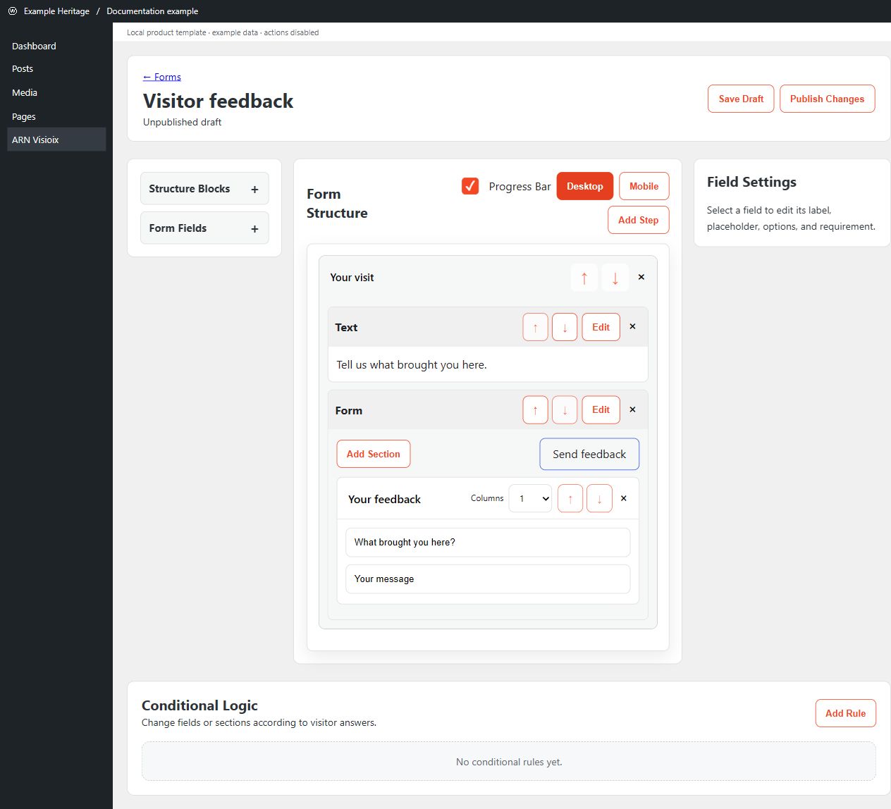 Visual Builder